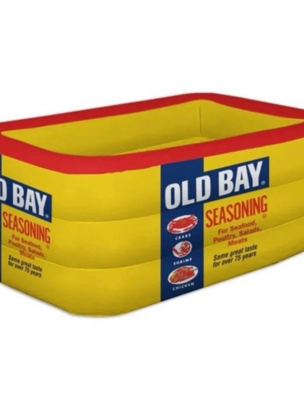 Yellow & Red Inflatable Cooler Tub